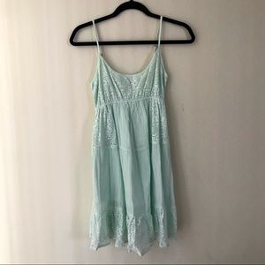 Rip Curl Mint Green Lace Dress ~ XS NWOT